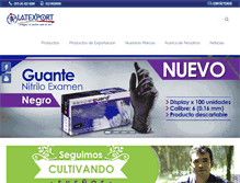 Tablet Screenshot of latexport.com